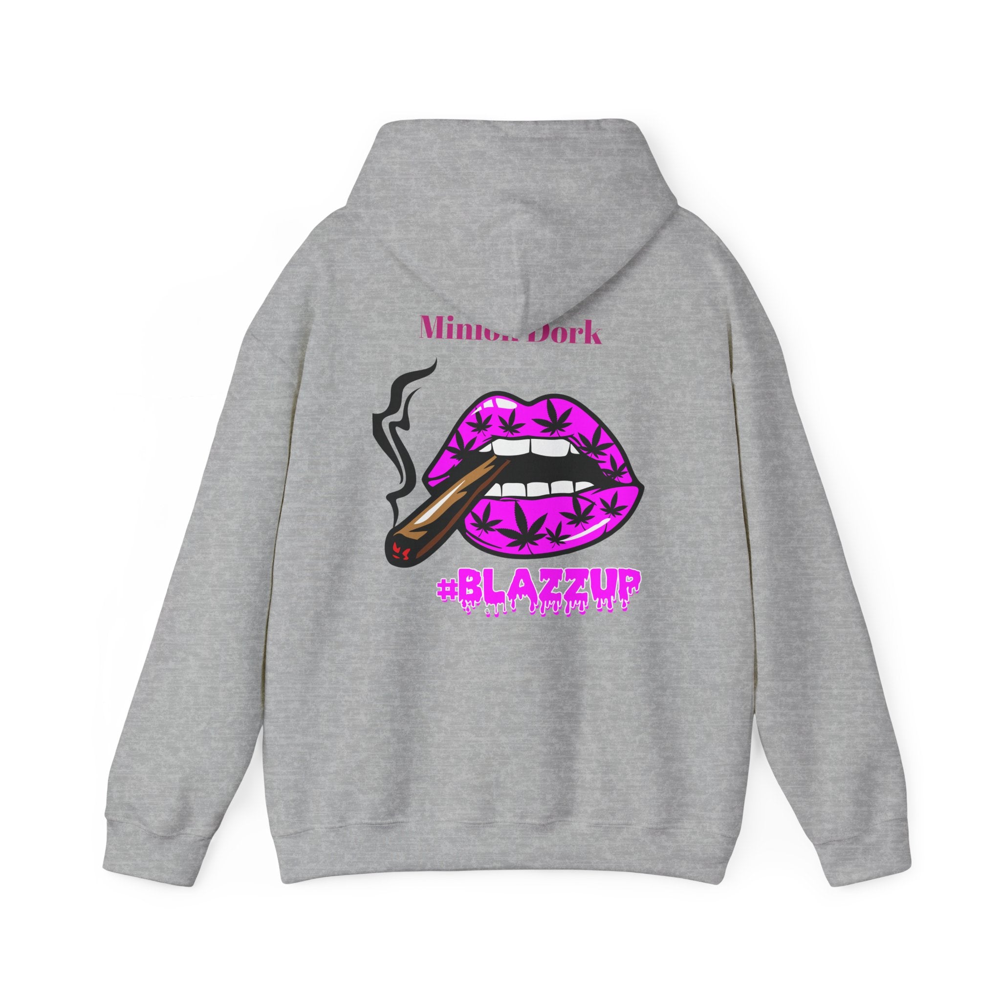 Pink #Blazzup  Hooded Sweatshirt