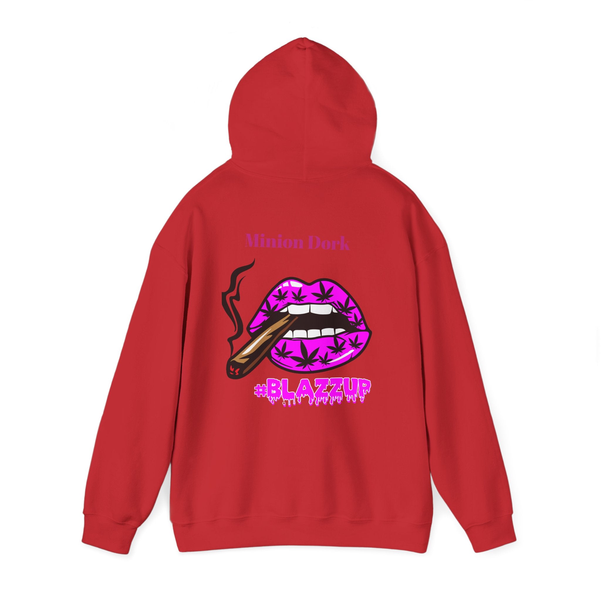 Pink #Blazzup  Hooded Sweatshirt