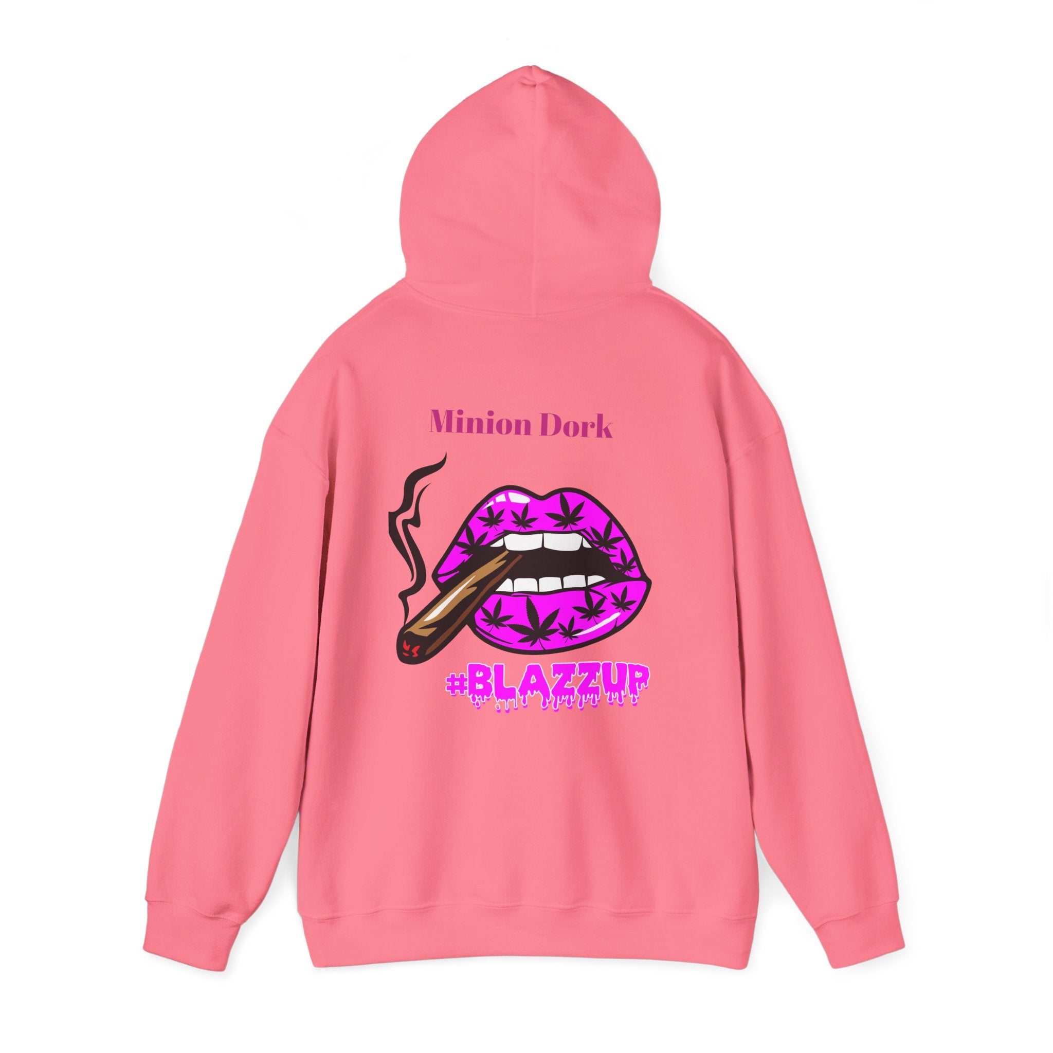 Pink #Blazzup  Hooded Sweatshirt