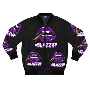 #Blazzup Purple Bomber Jacket