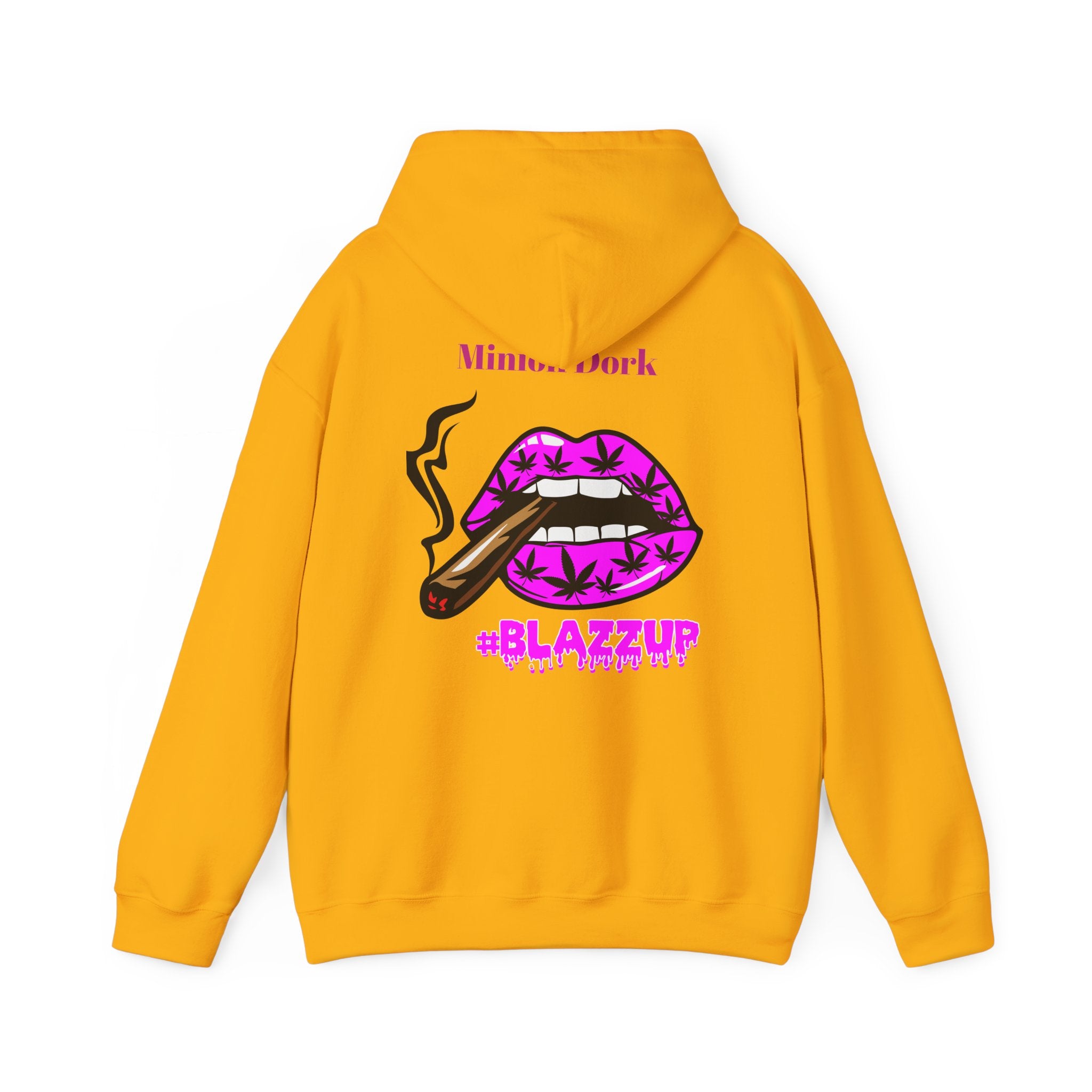 Pink #Blazzup  Hooded Sweatshirt