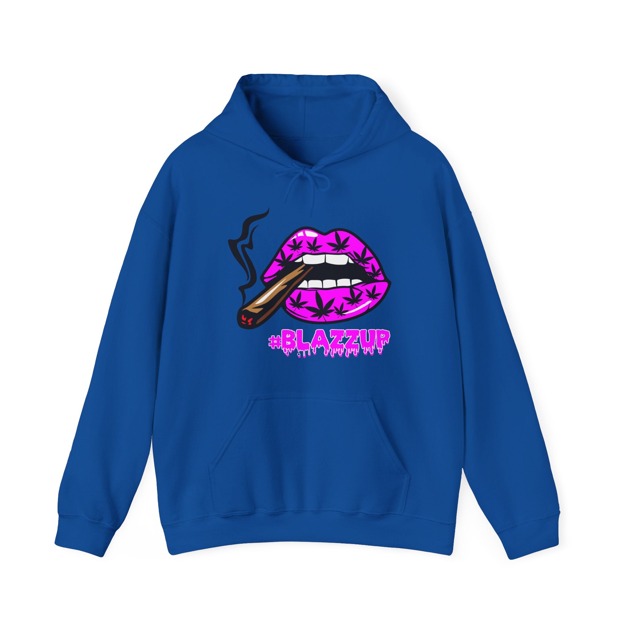Pink #Blazzup  Hooded Sweatshirt