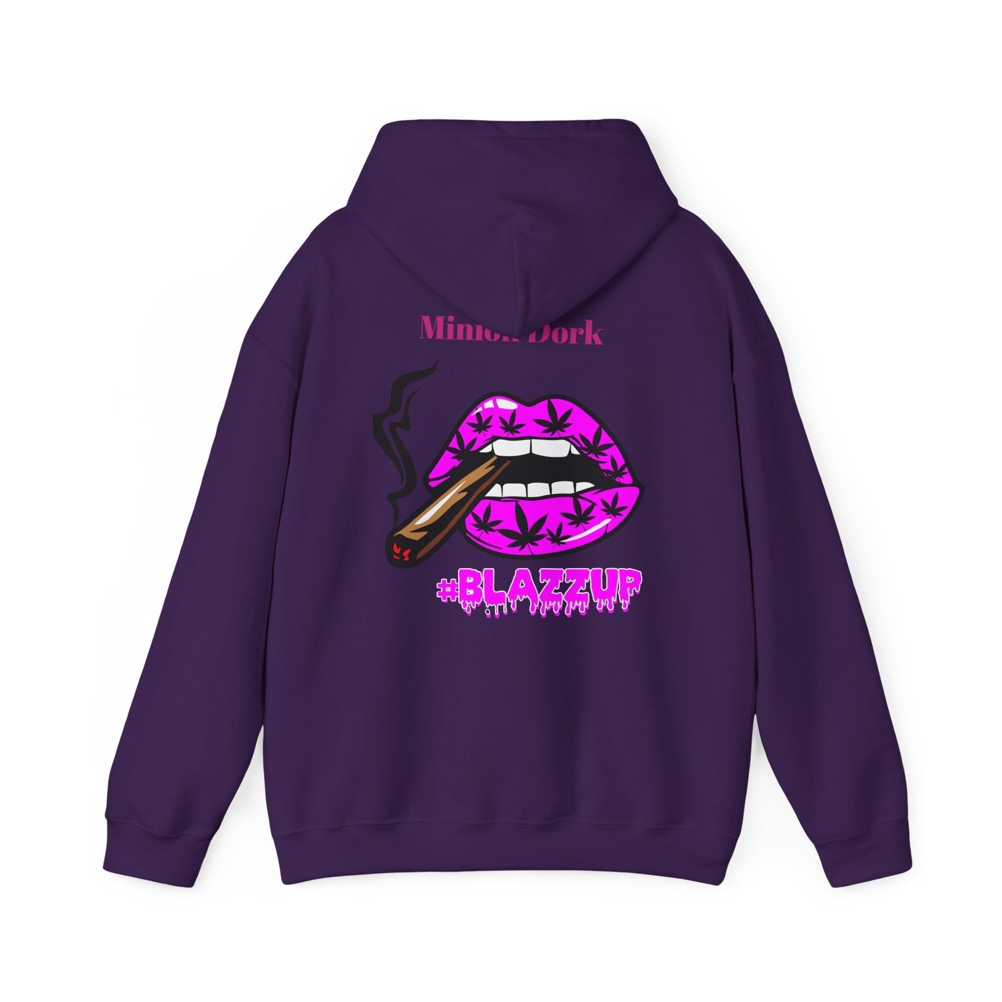 Pink #Blazzup  Hooded Sweatshirt