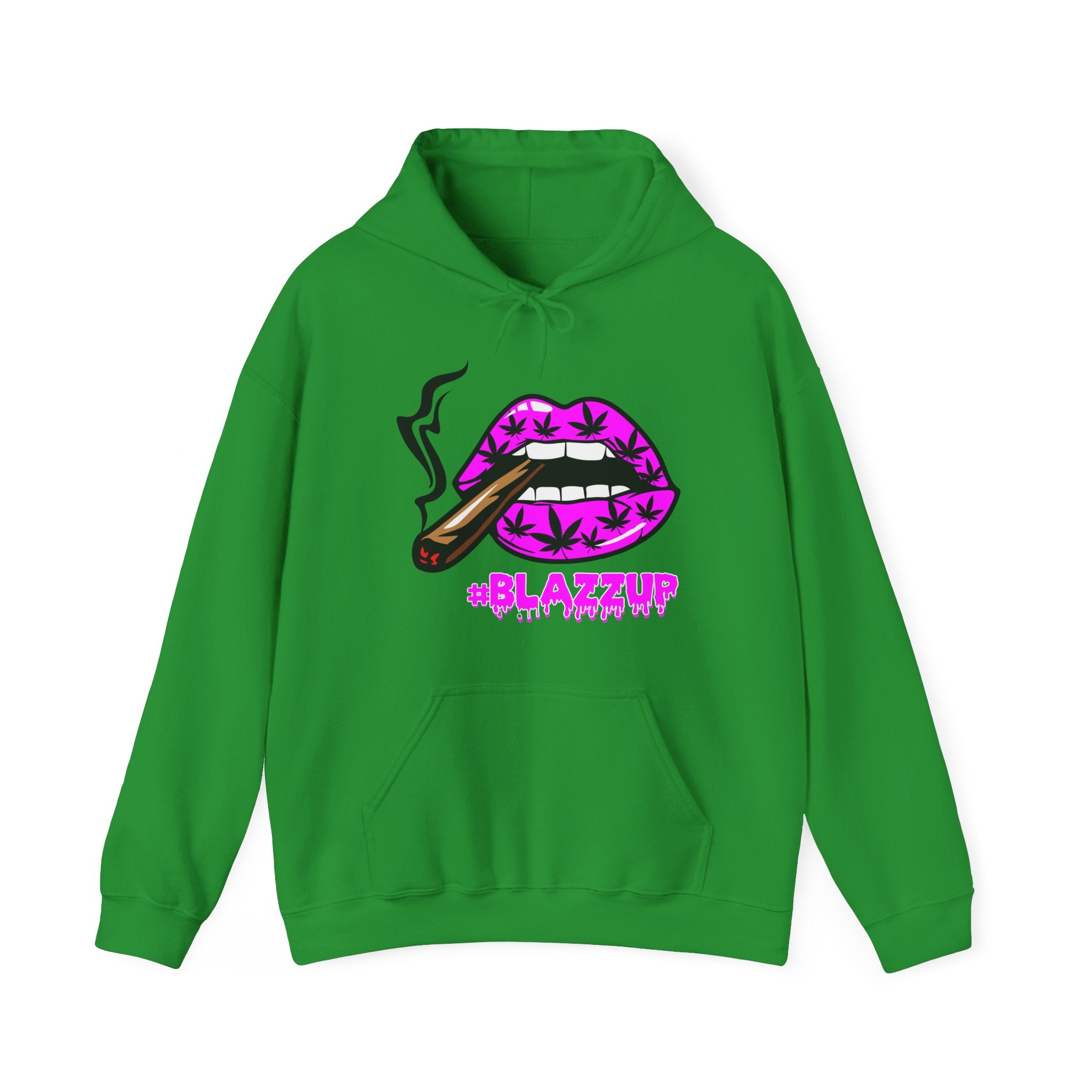 Pink #Blazzup  Hooded Sweatshirt