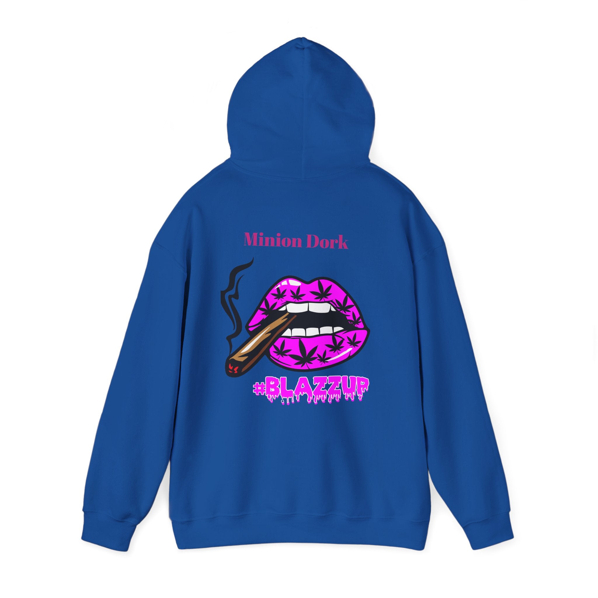 Pink #Blazzup  Hooded Sweatshirt