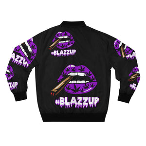 #Blazzup Purple Bomber Jacket