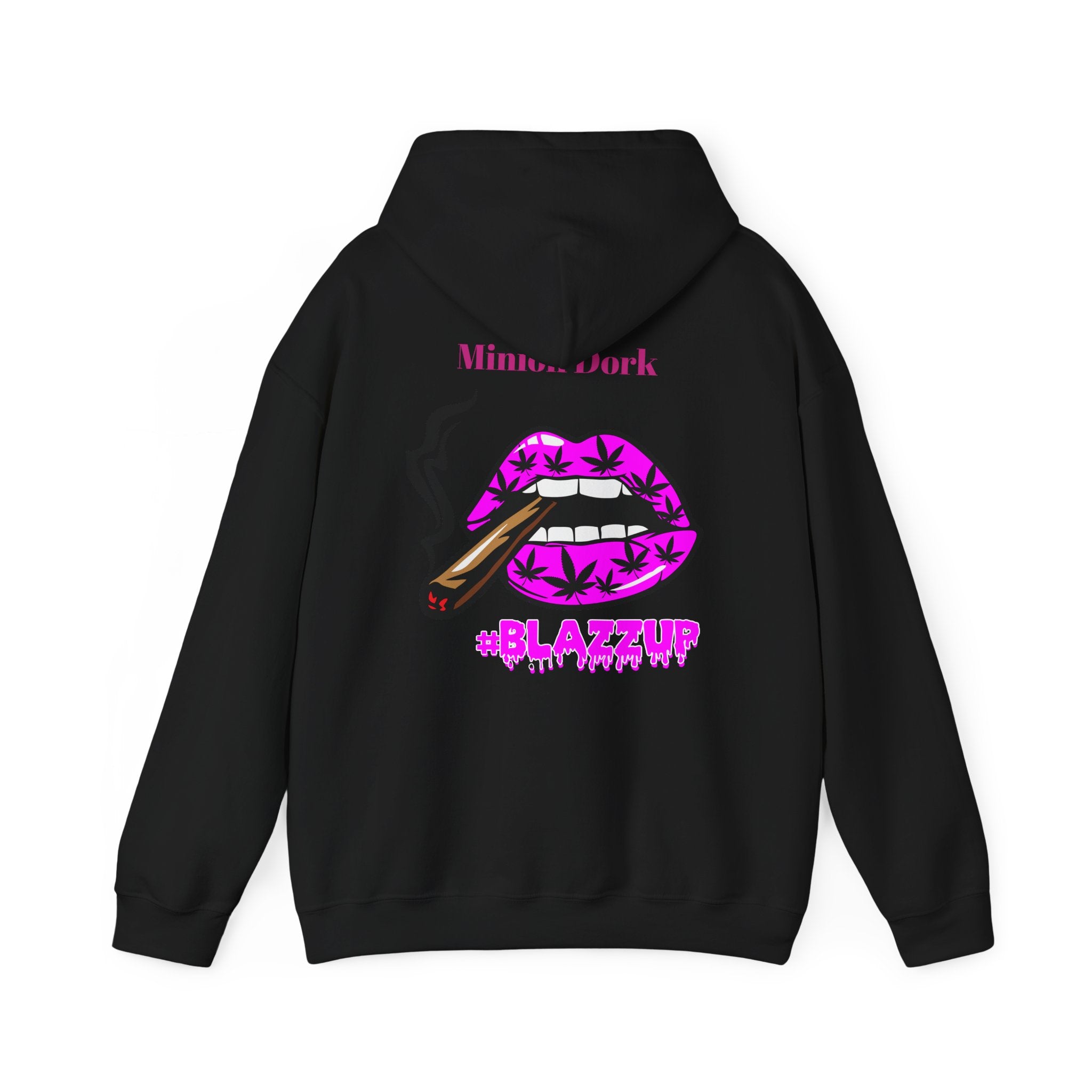 Pink #Blazzup  Hooded Sweatshirt