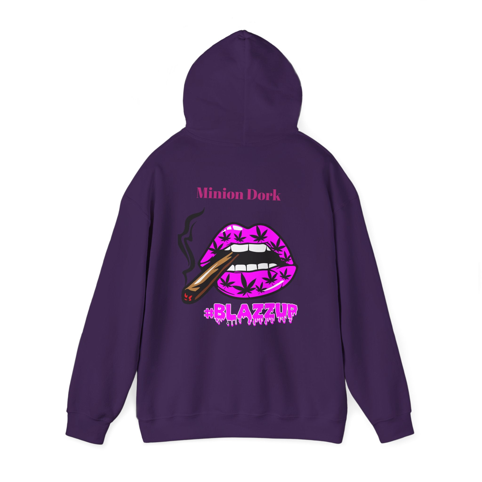 Pink #Blazzup  Hooded Sweatshirt