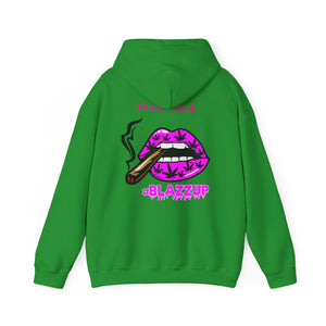 Pink #Blazzup  Hooded Sweatshirt