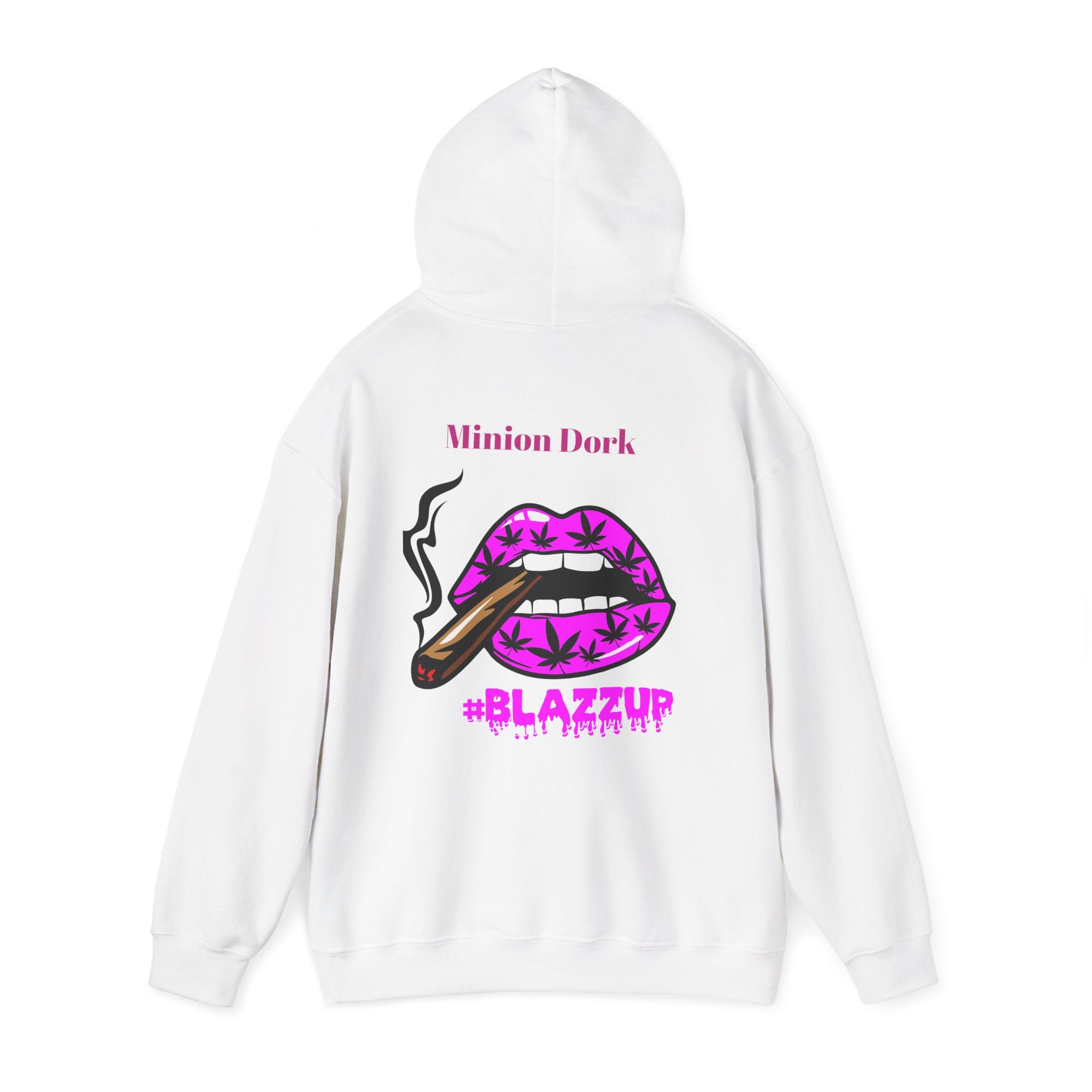 Pink #Blazzup  Hooded Sweatshirt