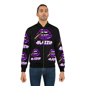 #Blazzup Purple Bomber Jacket