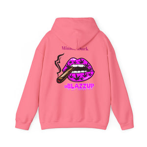 Pink #Blazzup  Hooded Sweatshirt