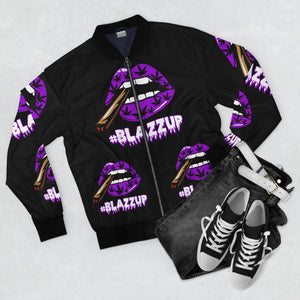 #Blazzup Purple Bomber Jacket