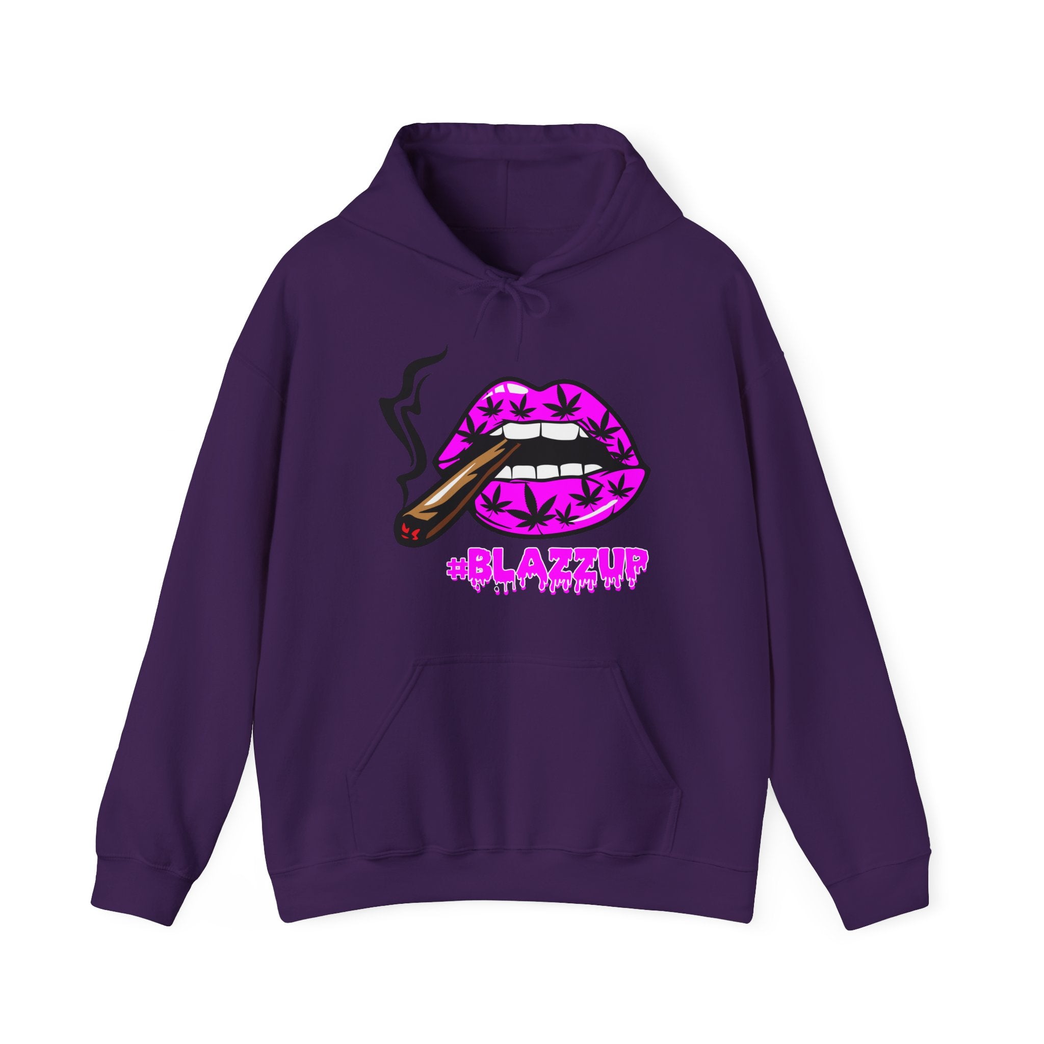Pink #Blazzup  Hooded Sweatshirt