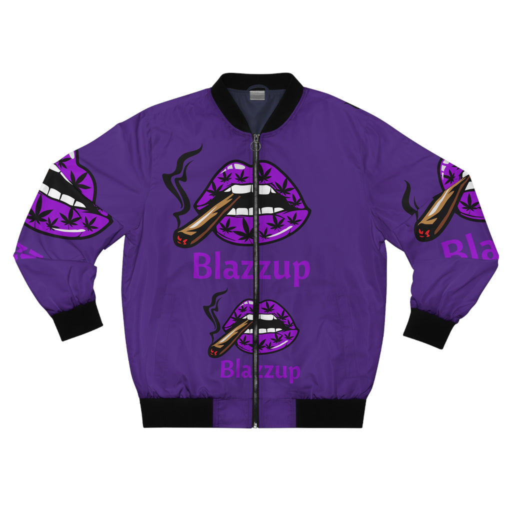 Blazzup Classic Purple Bomber Jacket