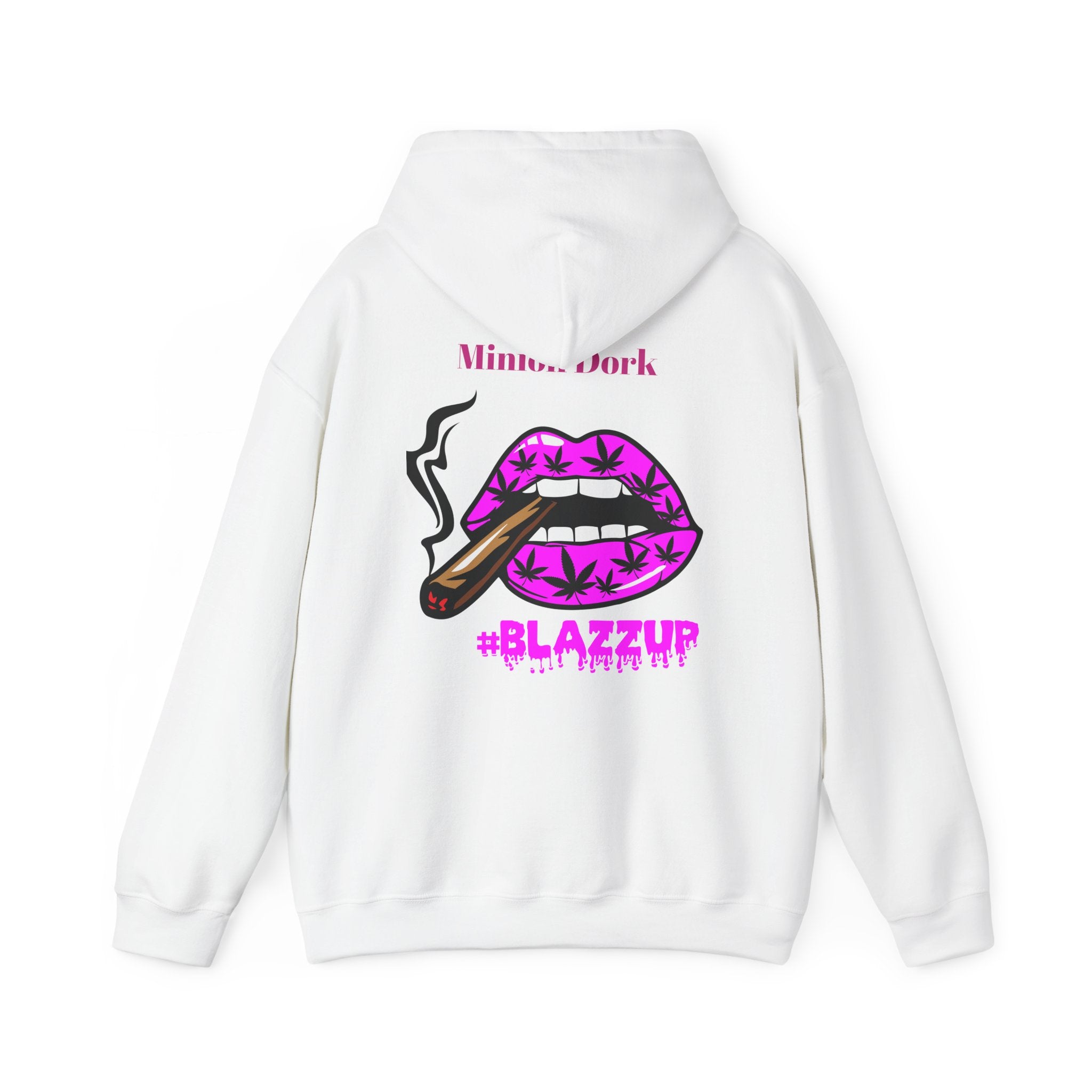 Pink #Blazzup  Hooded Sweatshirt