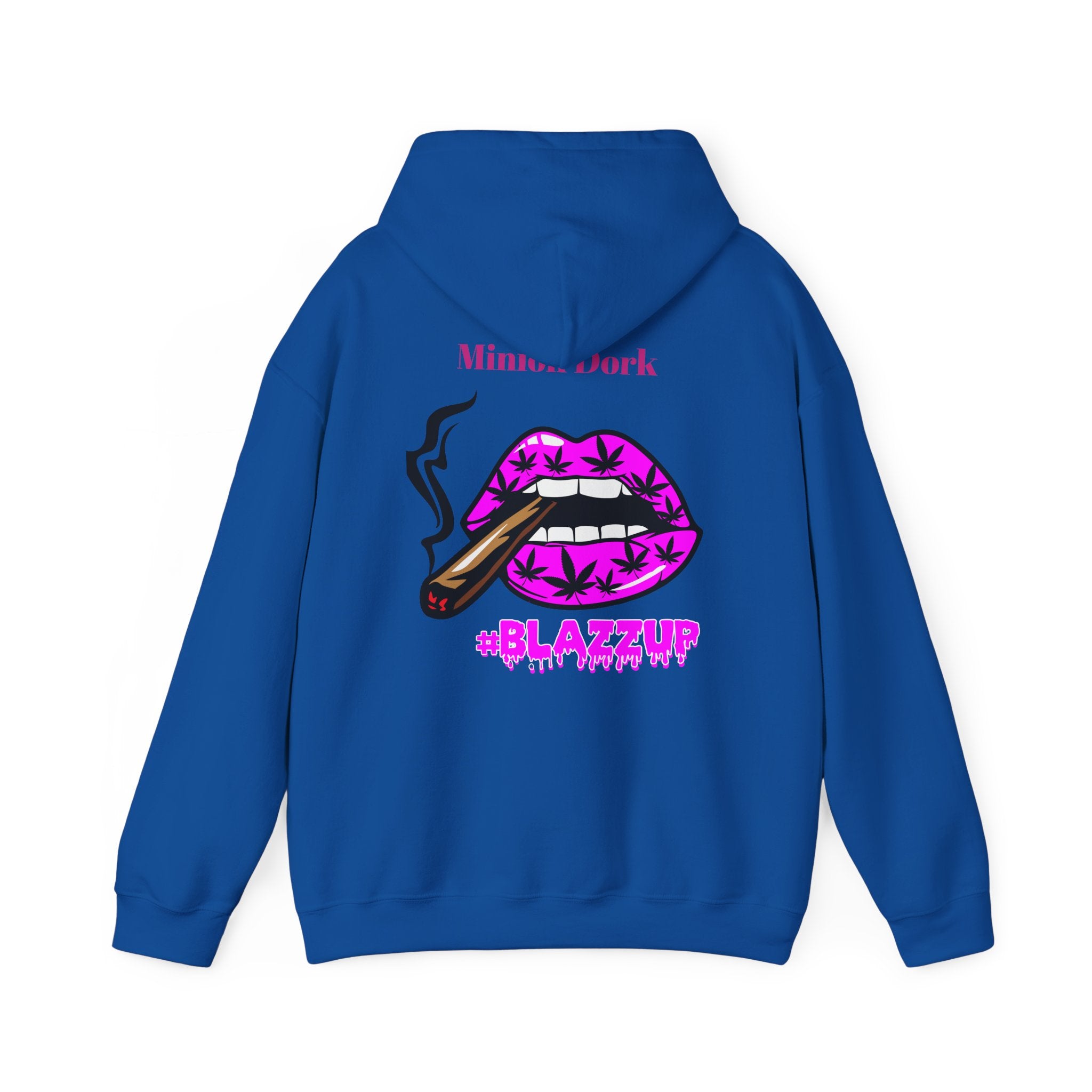 Pink #Blazzup  Hooded Sweatshirt