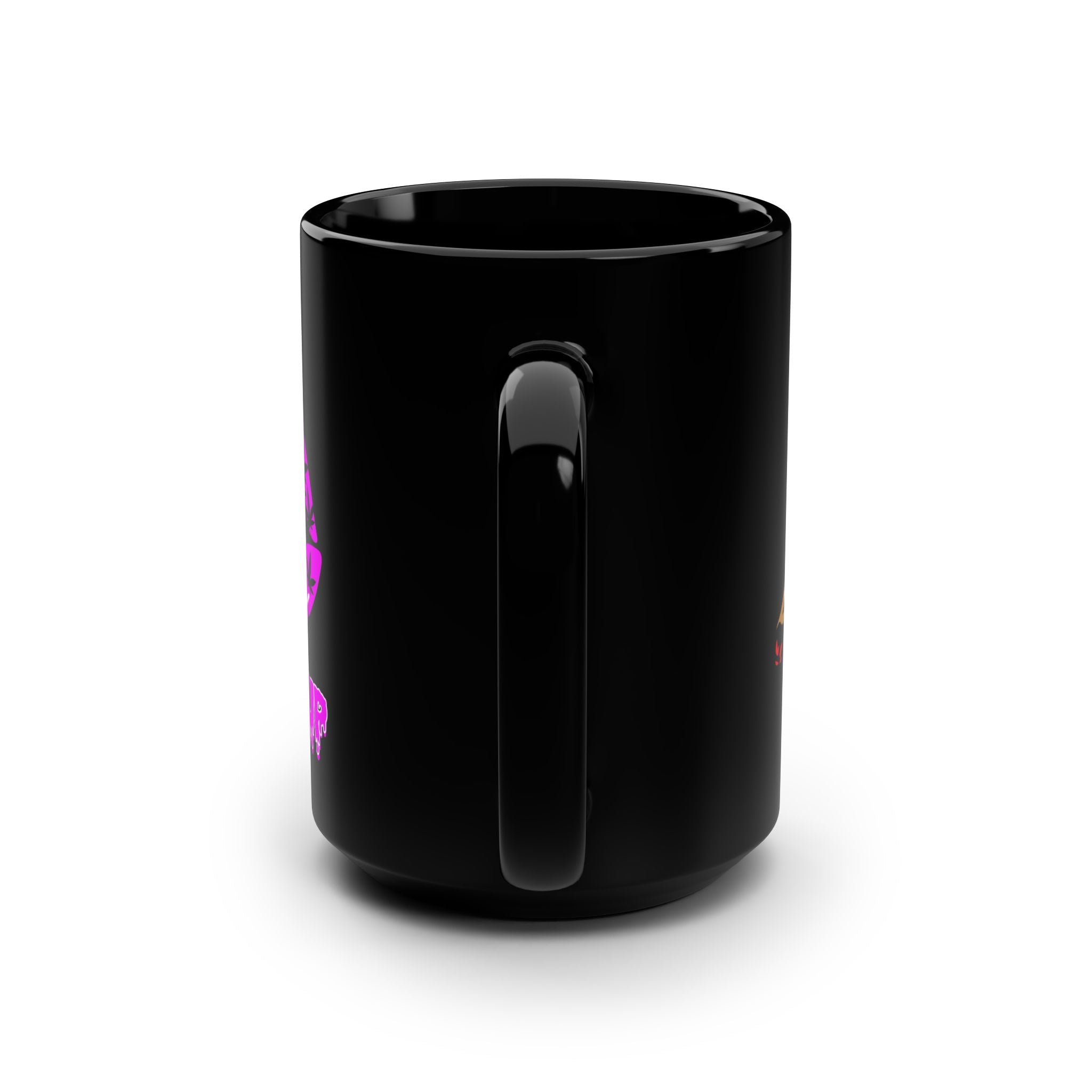 Pink/Black #Blazzup  Mug, 15oz