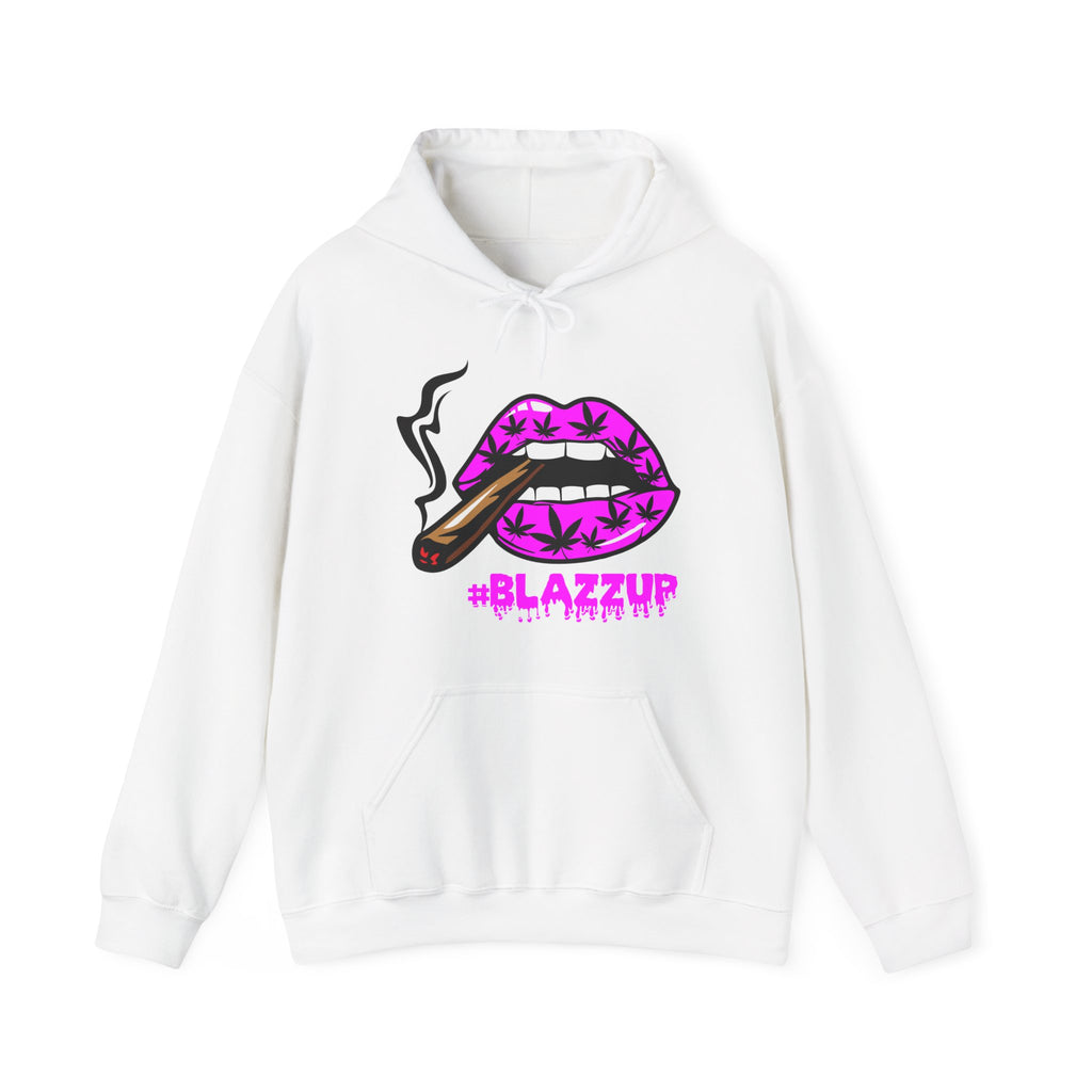 Pink #Blazzup  Hooded Sweatshirt