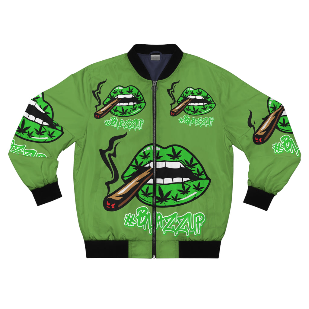 #Blazzup Green Men's  Bomber Jacket