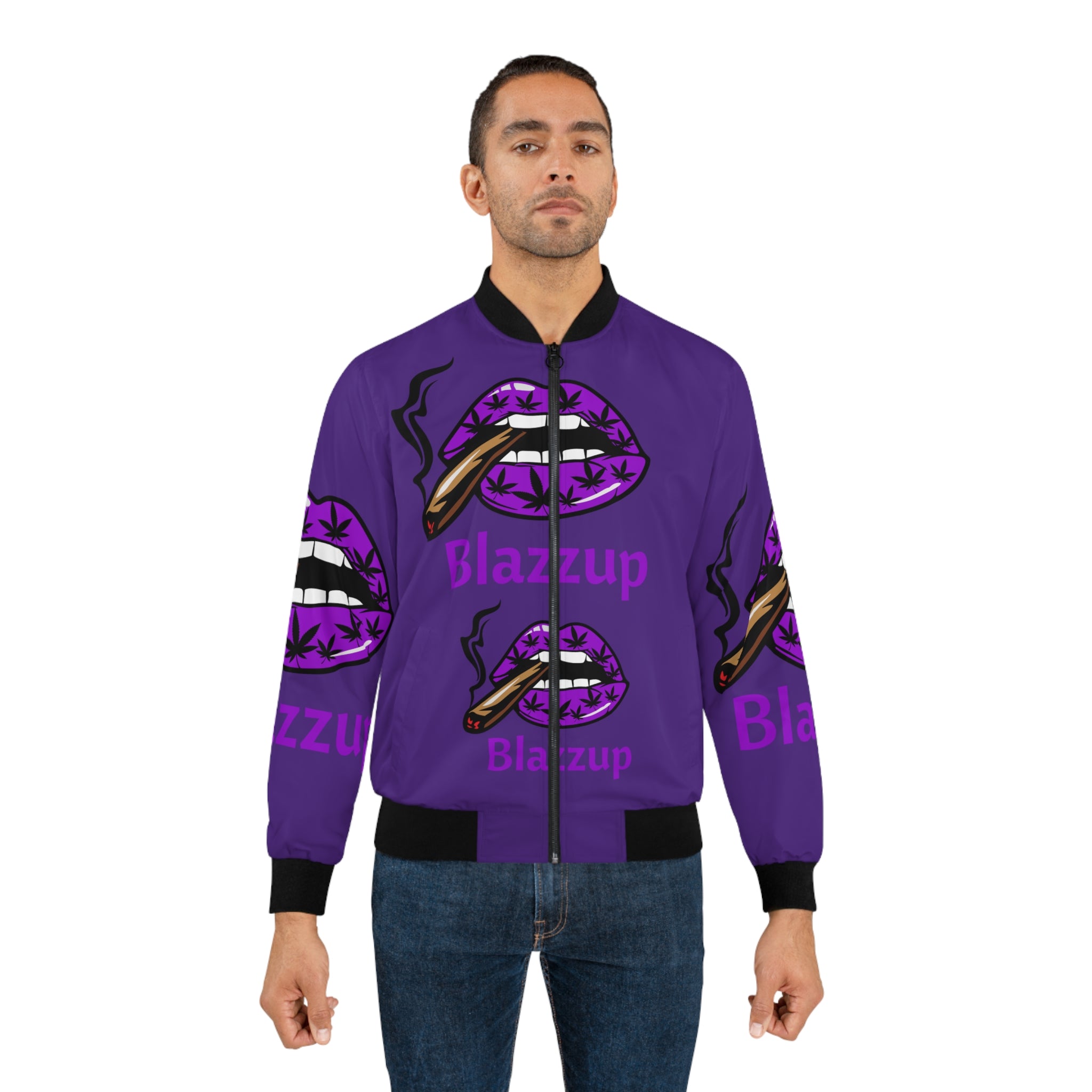 Blazzup Classic Purple Bomber Jacket