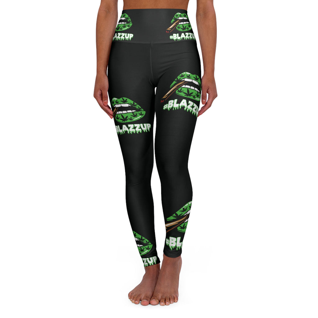 BlazzUp High Waisted Yoga Leggings, Stylish Yoga Pants, Fitness Wear, Workout Leggings, Athleisure, Gift for Her