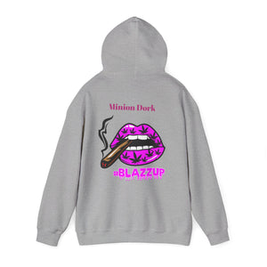 Pink #Blazzup  Hooded Sweatshirt