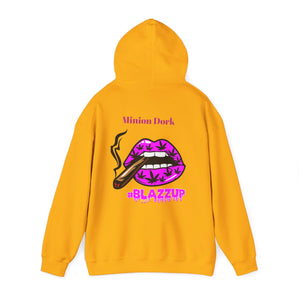 Pink #Blazzup  Hooded Sweatshirt