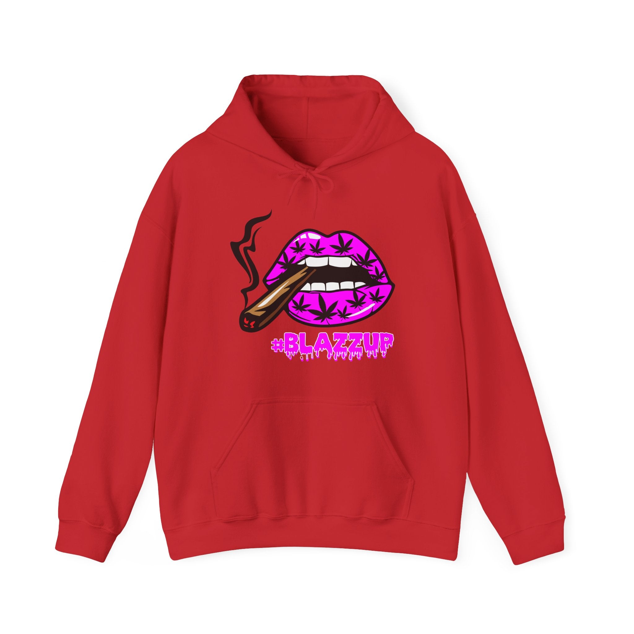 Pink #Blazzup  Hooded Sweatshirt