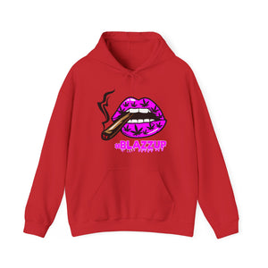Pink #Blazzup  Hooded Sweatshirt
