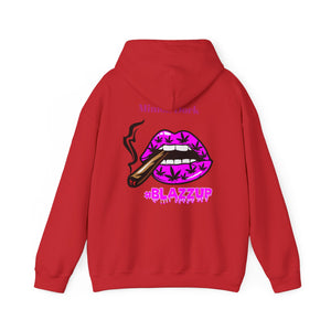 Pink #Blazzup  Hooded Sweatshirt
