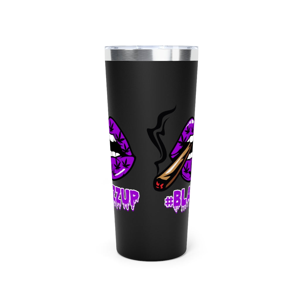 #BLAZZUP Purple Spooky Drip Copper Vacuum Insulated Tumbler, 22oz