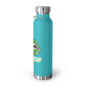 #Blazzup Spooky Drip green/white 22oz Vacuum Insulated Bottle