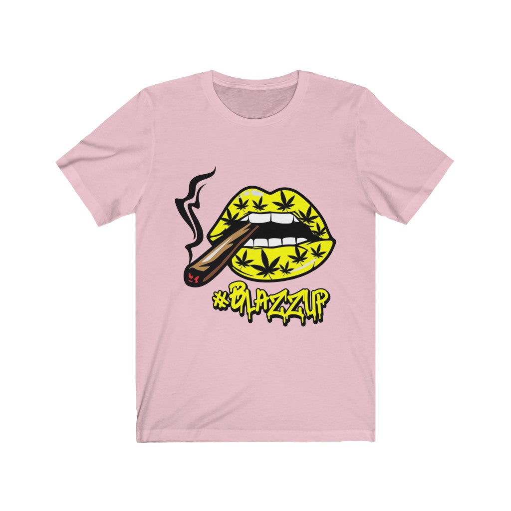 Yellow #Blazzup Classy drip Unisex Jersey Short Sleeve Tee