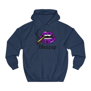 Blazzup Classic Print  Unisex College Hoodie