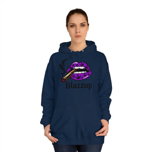 Blazzup Classic Print  Unisex College Hoodie