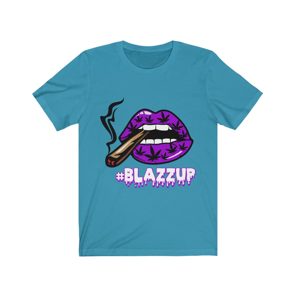 #Blazzup Spooky Drip White letters Unisex Jersey Short Sleeve Tee