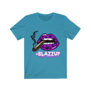 #Blazzup Spooky Drip White letters Unisex Jersey Short Sleeve Tee