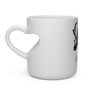 #Blazzup Green Bestie's Drip Heart Shape Mug