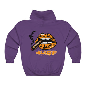 Orange #Blazzup  ™ Hooded Sweatshirt