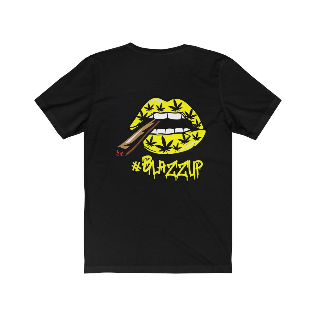 Yellow #Blazzup Classy drip Unisex Jersey Short Sleeve Tee