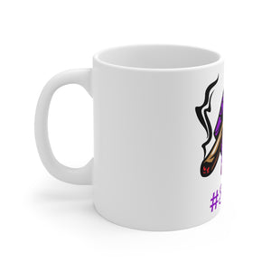 #Blazzup Ugly Dip purple 11oz White Mug