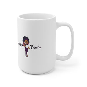 Indica Girl Purple Ceramic Mug 15oz