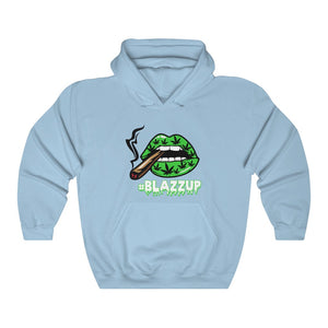 #Blazzup Green Spooky Drip Male Heavy Blend™ Hooded Sweatshirt