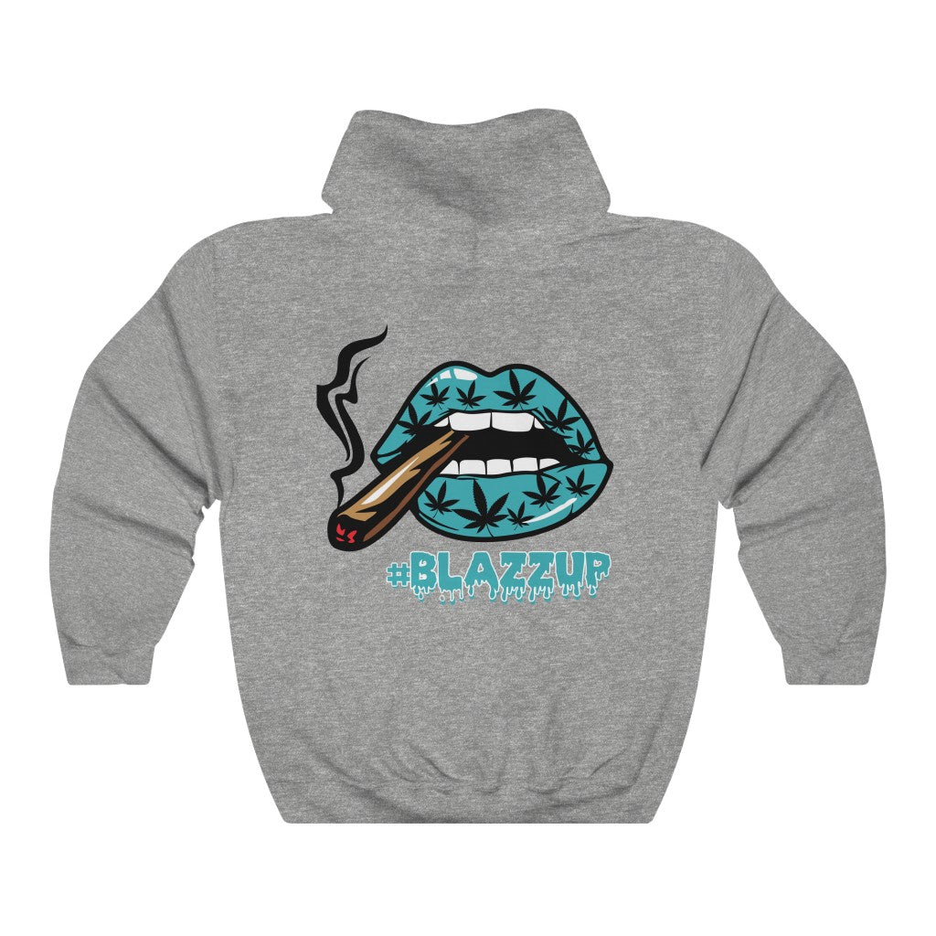 Turquoise #Blazzup™ Hooded Sweatshirt