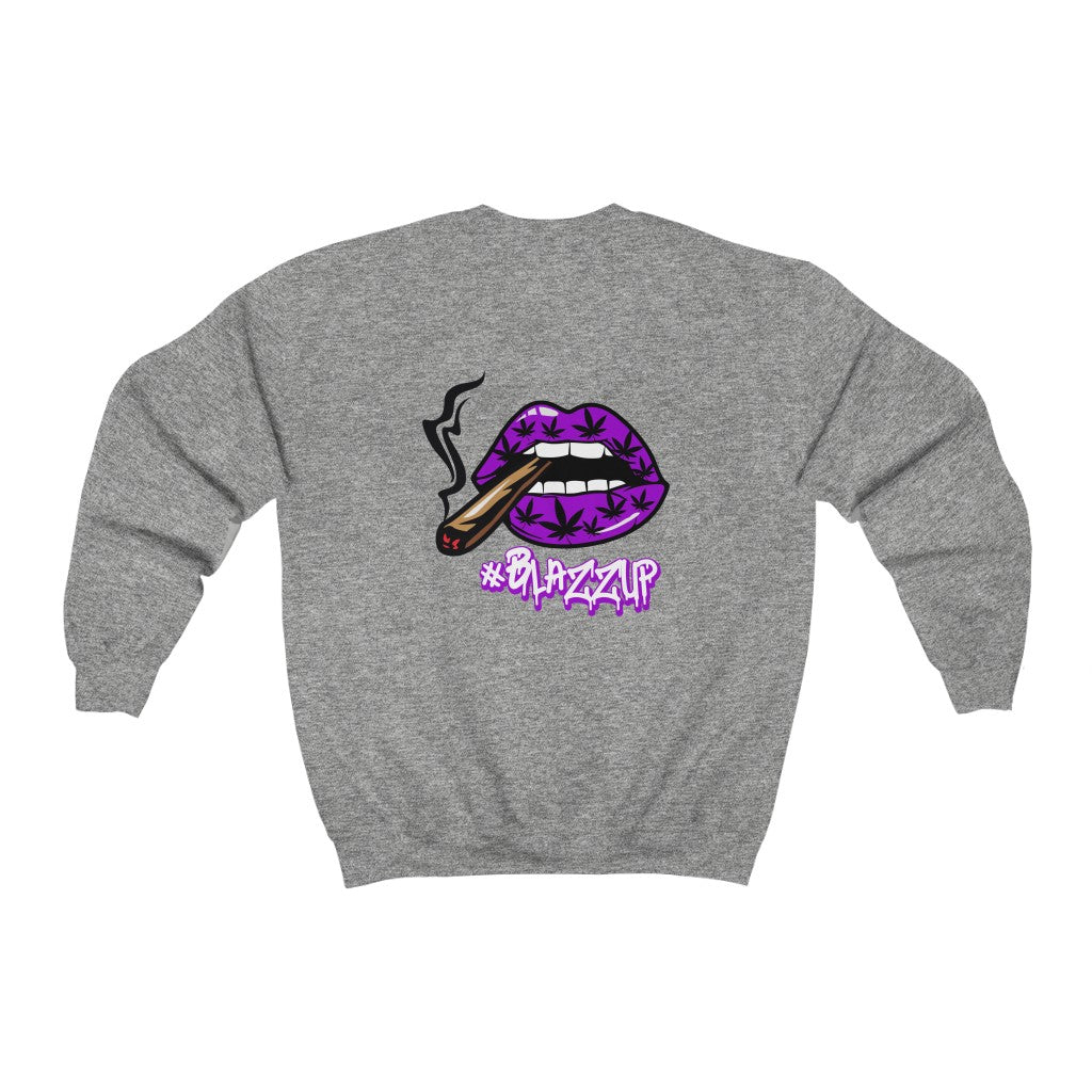 #Blazzup Purple Unisex Heavy Blend™ Crewneck Sweatshirt