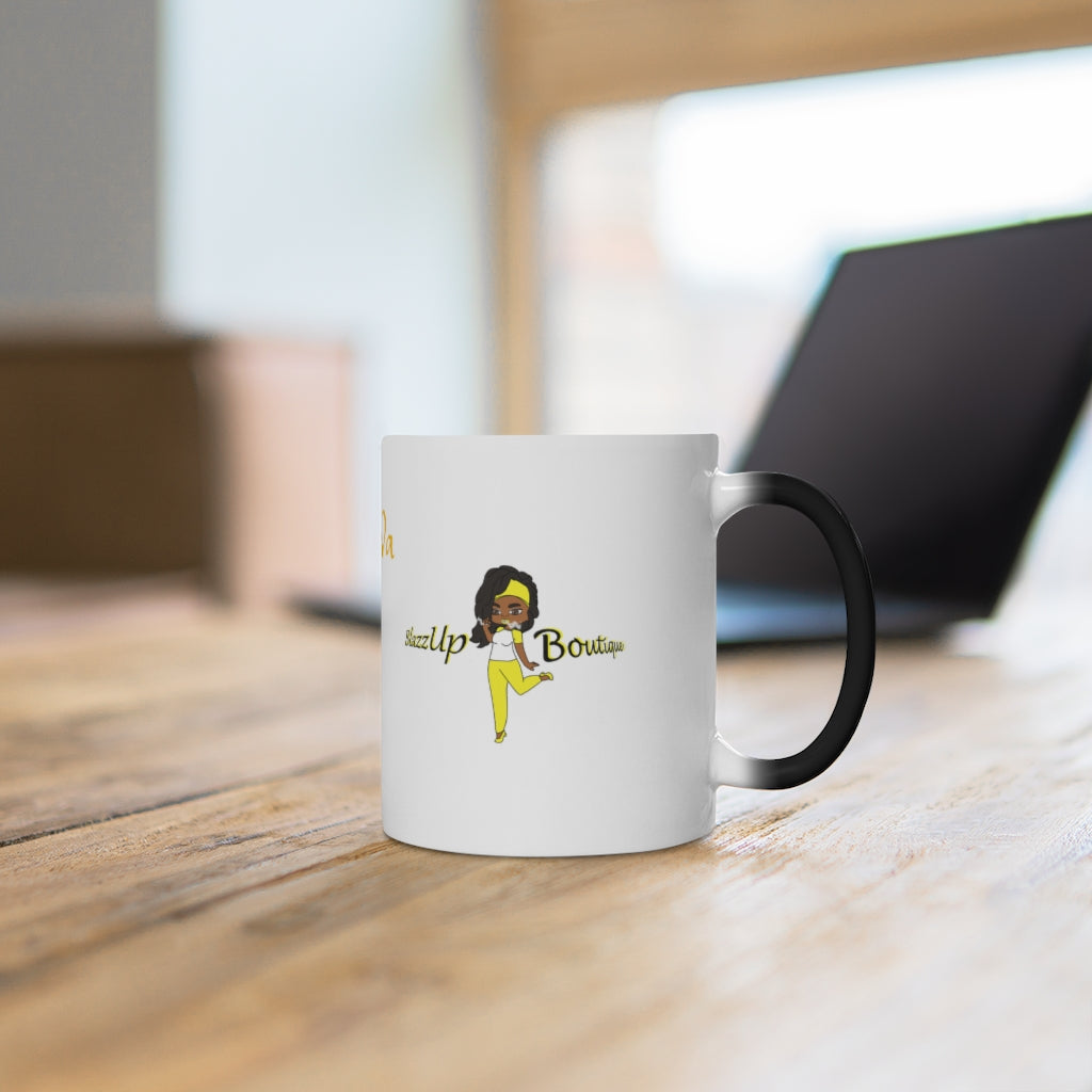 Sativa Girl Yellow Color Changing Mug