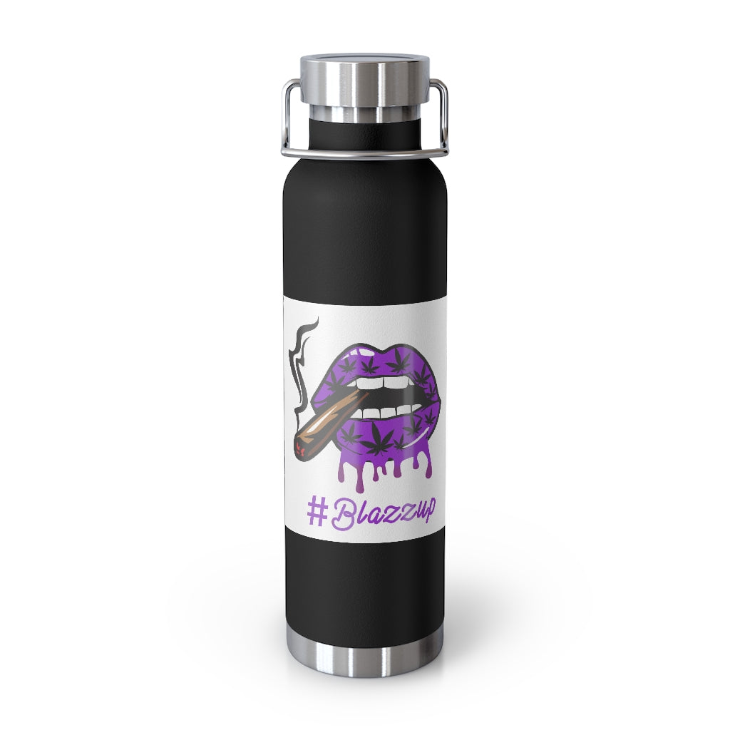 #BLAZZUP Scary Drip Purple  22oz Vacuum Insulated Bottle