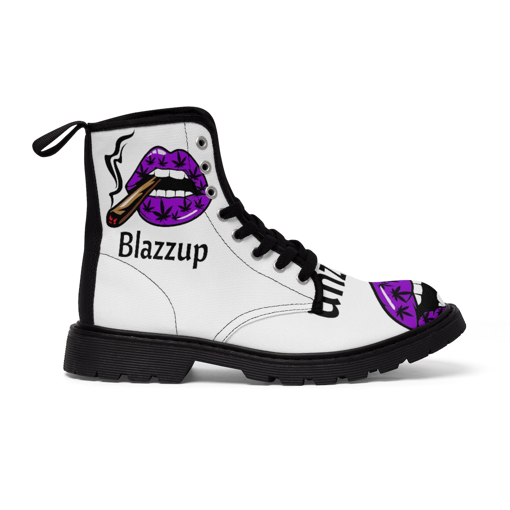 #Blazzup Purple  Classic Women's Canvas Boots