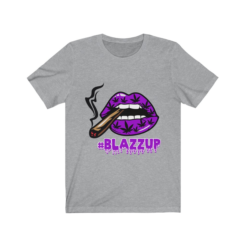 Purple #Blazzup spooky Drip Unisex Jersey Short Sleeve Tee